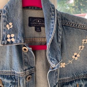 JEAN JACKET with DAISYS - Lucky brand